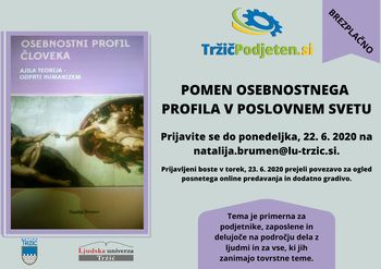 Pomen osebnostnega profila v poslovnem svetu (spletno predavanje)