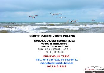 Izobraževalni izlet - Skrite zanimivosti Pirana