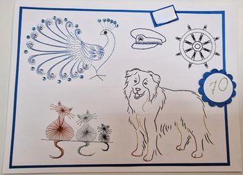 Izdelava voščilnic s tehniko pickpoint