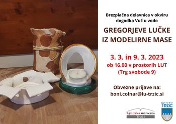 Gregorjeve lučke iz modelirne mase