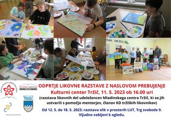 Prebujenje - razstava likovnih del udeležencev Mladinskega centra Tržič