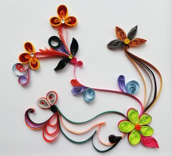 Osnove Quilling tehnike in izdelava majhne rožice