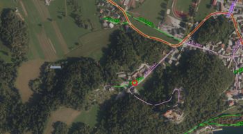 Polovična zapora Grajske ceste