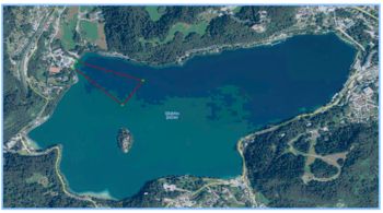 Omejeno gibanje v in na Blejskem jezeru