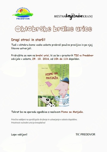 Sobotna bralna urica