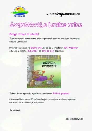 Sobotna bralna urica