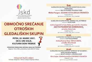 Območno srečanje otroških gledaliških skupin v Trebnjem