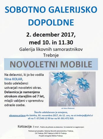 Sobotno galerijsko dopoldne: Novoletni mobile