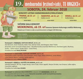 NA VEČER BODO ORGLICE ZAPELE