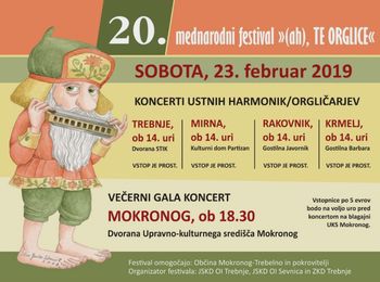20. mednarodni festivall "(ah), TE ORGLICE"