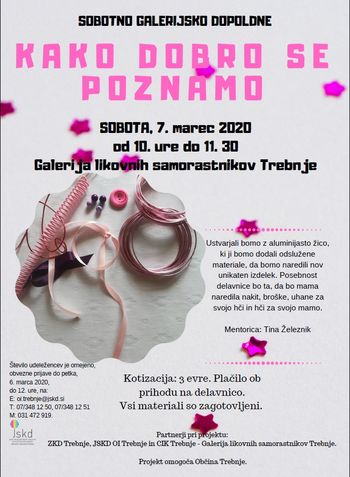 Sobotno galerijsko dopoldne: Kako dobro se poznamo