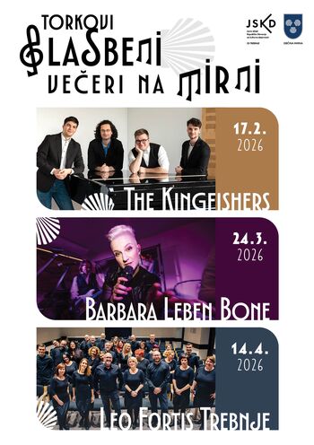 Mešani pevski zbor Leo Fortis in Barbara Leben Bone v glasbenem abonmaju na Mirni Mešani pevski zbor Leo Fortis in Barbara Leben Bone v glasbenem abonmaju na Mirni