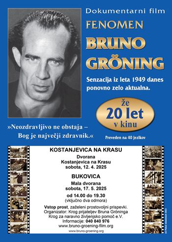 VABILO na dokumentarni film: Fenomen Bruno Gröning