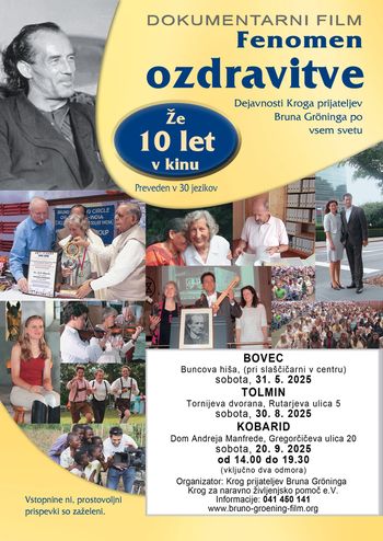 VABILO na dokumentarni film: Fenomen ozdravitve