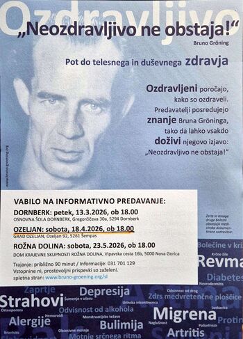 VABILO na informativnoo predavanje - Neozdravljivo ne obstaja.