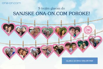 Iščemo par, ki bo naslednje leto dahnil "da" na že četrti Sanjski ona-on.com poroki!