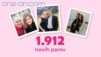 Ljubezen na ONA-ON.COM v 2020: Rekordnih 1.912 novih parov!