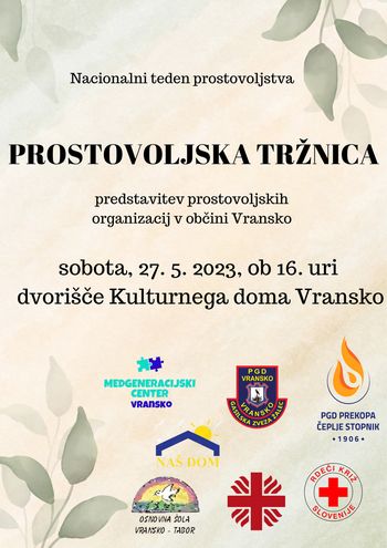 PROSTOVOLJSKA TRŽNICA