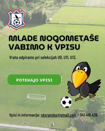 Vpisi v NK Vransko