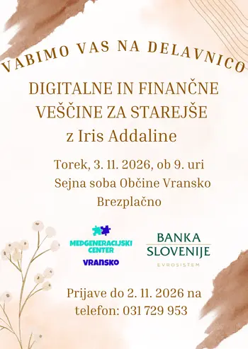 Digitalne in finančne veščine za starejše