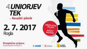 Dobrodošli na Roglo, dobrodošli na 4. Uniorjev tek – prijave so odprte!