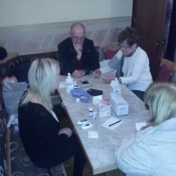 Meritve krvnega tlaka, holesterola in sladkorja v krvi