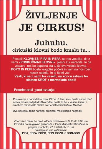 Pustovanje - Življenje je cirkus