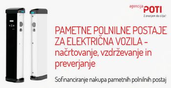 Za sofinanciranje nakupa pametnih polnilnih postaj predvideno kar 2.000.000,00 € nepovratnih sredstev
