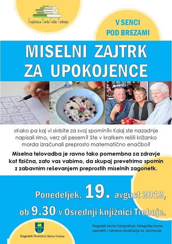 Miselni zajtrk za upokojence