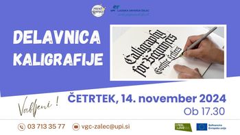 Delavnica kaligrafije