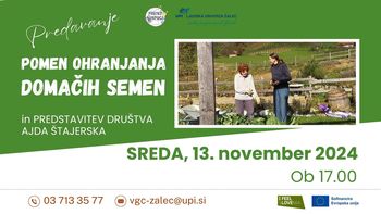 Pomen ohranjanja domačih semen