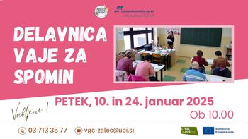 Vaje za spomin (delavnica)