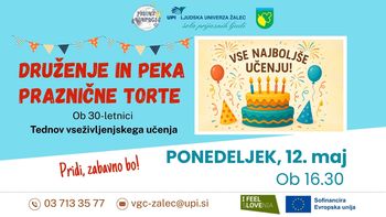 Druženje in peka praznične torte