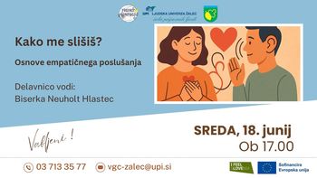 Kako me slišiš? Osnove empatičnega poslušanja