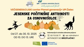 Jesenske počitniške aktivnosti: Digi ustvarjalna delavnica