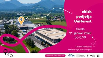 Obisk podjetja Uniforest - raziskovanje poklicnih poti