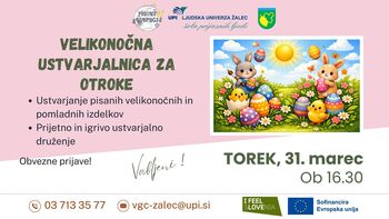 Velikonočna ustvarjalnica za otroke