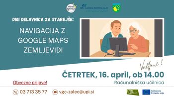 Digi delavnica: Navigacija z Google Maps zemljevidi