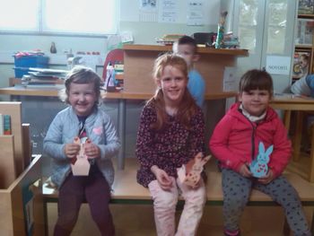 Obiskal nas je velikonočni zajček