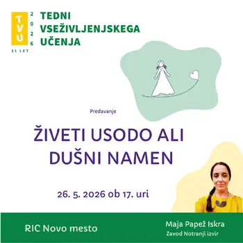 Predavanje: Živeti usodo ali dušni namen?