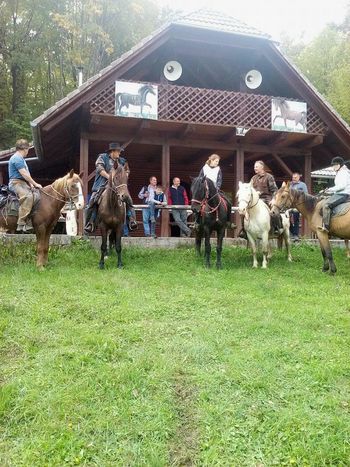 Nedeljski obisk belokranjske konjenice na Plešivici