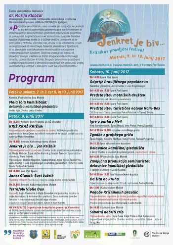 6. KRIŽNIKOV PRAVLJIČNI FESTIVAL