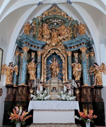 BLAGOSLOV OBNOVLJENEGA MARIJINEGA OLTARJA NA ČRETI