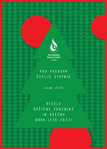 Novoletno voščilo PGD Prekopa-Čeplje-Stopnik