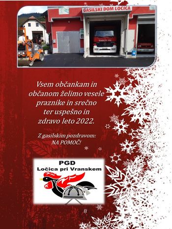 Voščilo PGD Ločica