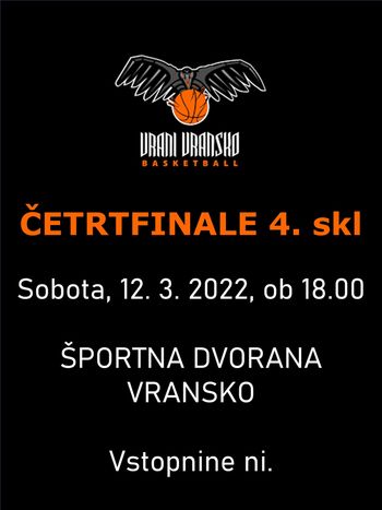 Vabljeni na četrtfinale 4. skl