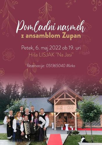 Pomladni nasmeh z ansamblom Zupan