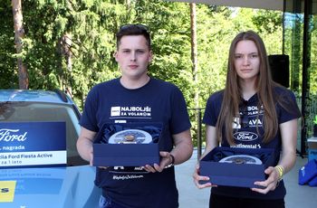 Najboljša za volanom 2022 Anja in Urban