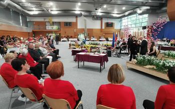 Vseslovenska razstava izdelovanja rož iz krep papirja