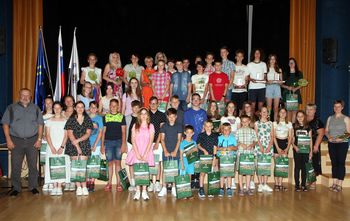 Sprejem za najuspešnejše učence